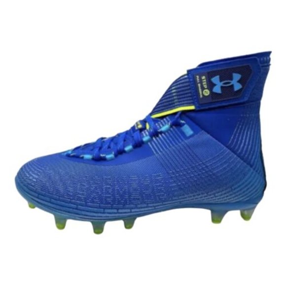 Under Armour Highlight MC High Mens Football Cleats Blue 3026577-400 NEW Sz 9 - Picture 4 of 5
